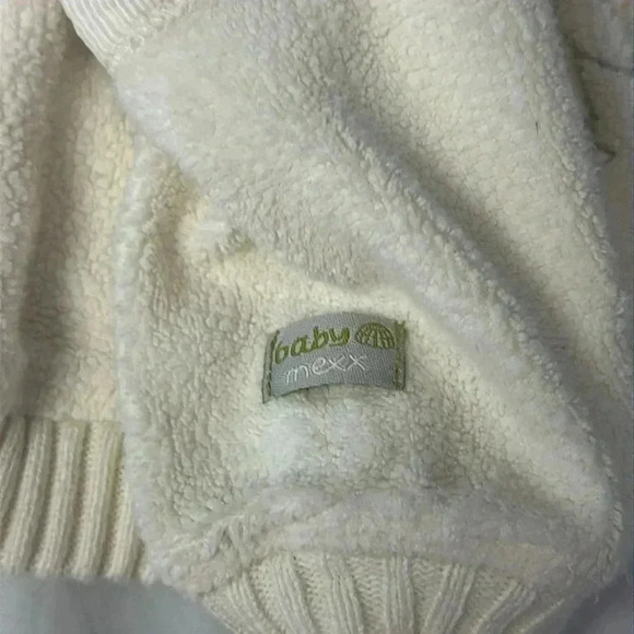 Mexx - Long  sleeve Sherpa like pullover penguin sweater. Size 3-6 months - Picture 3 of 5